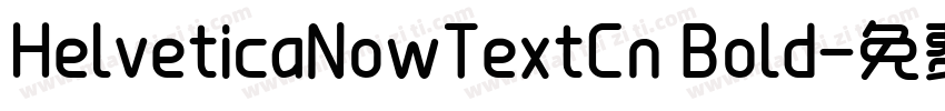 HelveticaNowTextCn Bold字体转换